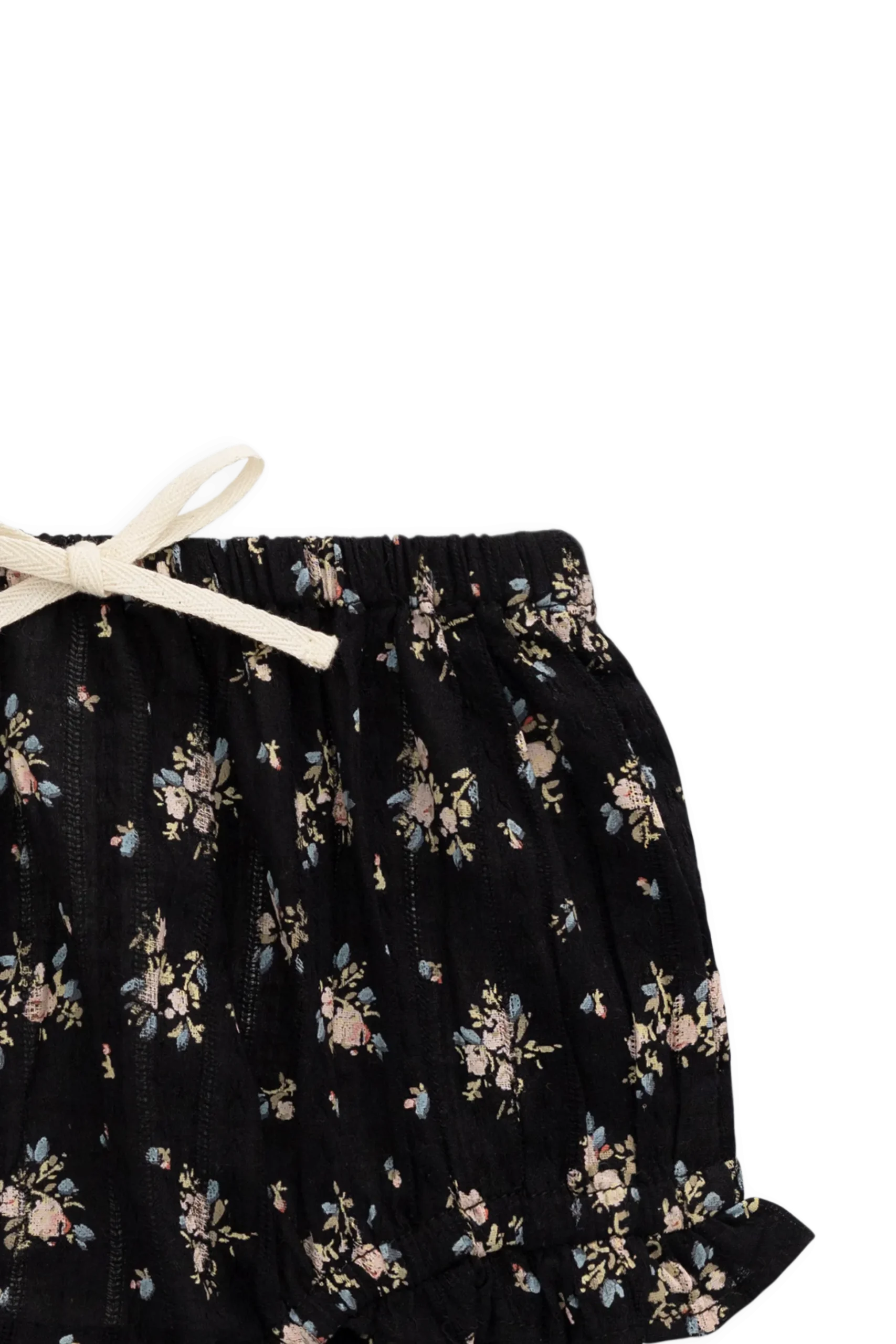 Organic Cotton Frill Bloomer - Cassie Caviar