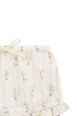 Organic Cotton Frill Bloomer - Josepha Egret