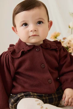 Organic Cotton Frill Bloomer - Woodland Check