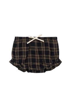 Organic Cotton Frill Bloomer - Woodland Check