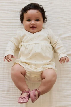 Organic Cotton Frill Bloomer - Ditsy Cherries