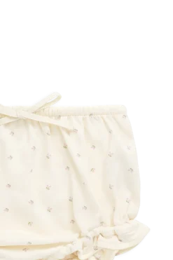 Organic Cotton Frill Bloomer - Ditsy Cherries