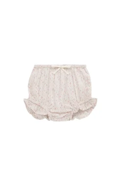 Organic Cotton Frill Bloomer - Claudette Rose