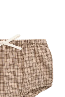 Organic Cotton Gabriel Bloomer - Cabin Check Cocoa