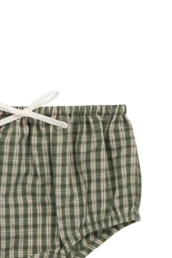 Organic Cotton Gabriel Bloomer - Ravine Check