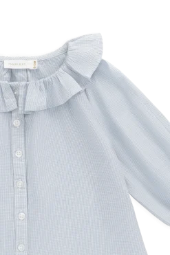 Organic Cotton Gaelle Top - Petite Check