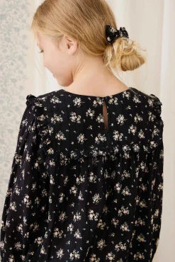 Organic Cotton Gianna Dress - Cassie Caviar