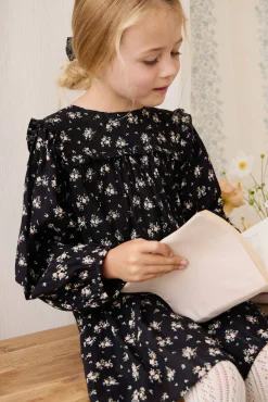 Organic Cotton Gianna Dress - Cassie Caviar