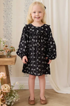 Organic Cotton Gianna Dress - Cassie Caviar