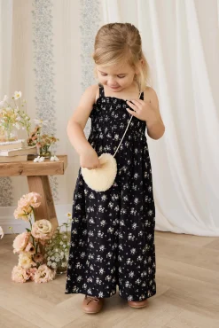 Organic Cotton Gianna Jumpsuit - Cassie Caviar