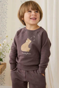 Organic Cotton Hayes Sweatshirt - Raku Honeybee Bear