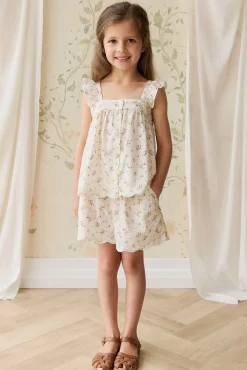 Organic Cotton Haylen Short - Bianca Antique