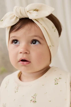 Organic Cotton Headband - Josepha Egret Small