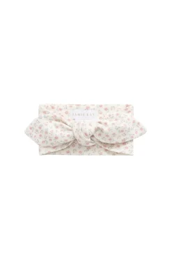 Organic Cotton Headband - Posy Garden Pink