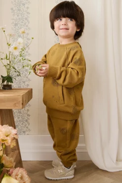 Organic Cotton Henry Sweatshirt - Buckwheat Teddy Face