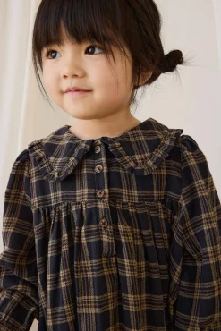Organic Cotton Ira Dress - Woodland Check
