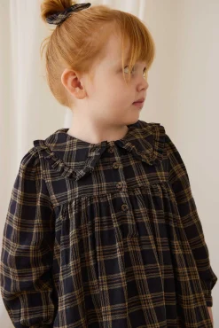 Organic Cotton Ira Dress - Woodland Check