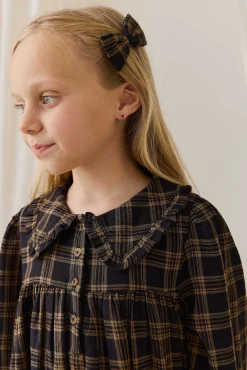 Organic Cotton Ira Dress - Woodland Check