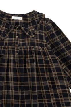 Organic Cotton Ira Dress - Woodland Check
