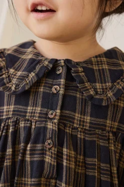 Organic Cotton Ira Dress - Woodland Check