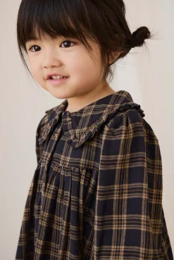 Organic Cotton Ira Dress - Woodland Check