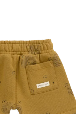 Organic Cotton Jalen Short - Buckwheat Teddy Face