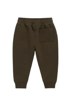 Organic Cotton Jalen Track Pant - Deep Olive