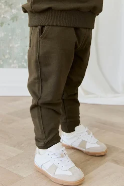 Organic Cotton Jalen Track Pant - Deep Olive
