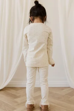 Organic Cotton Jarrah Long Sleeve Pyjama Set - Ditsy Cherries