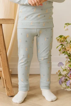 Organic Cotton Jarrah Long Sleeve Pyjama Set-Lapin Jardin Blue