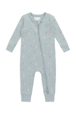 Organic Cotton Jude Onepiece-Lapin Jardin Blue