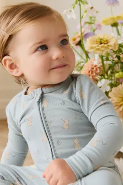 Organic Cotton Jude Onepiece-Lapin Jardin Blue