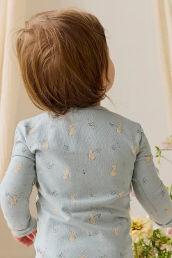 Organic Cotton Jude Onepiece-Lapin Jardin Blue