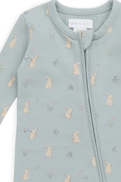 Organic Cotton Jude Onepiece-Lapin Jardin Blue