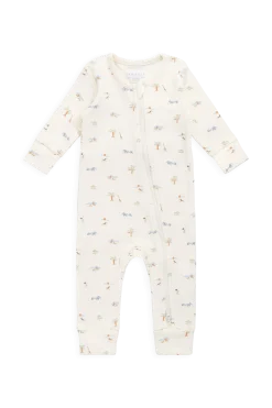 Organic Cotton Jude Onepiece - Savannah Animals Tofu