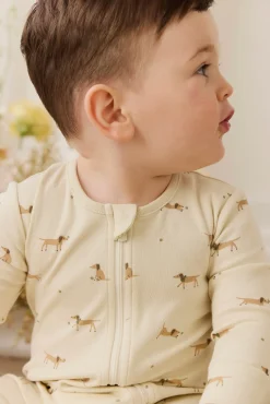 Organic Cotton Jude Onepiece - Play Ball Cassava