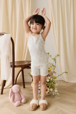 Organic Cotton Jude Singlet Pyjama Set-Cottage Garden