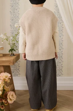 Organic Cotton Kenji Pant - Basalt Grid