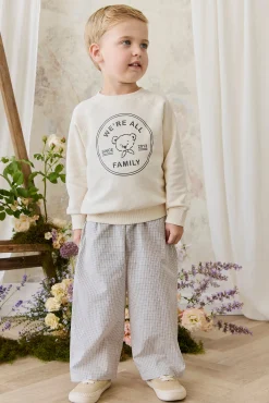 Organic Cotton Kenji Pant - Cloud Check