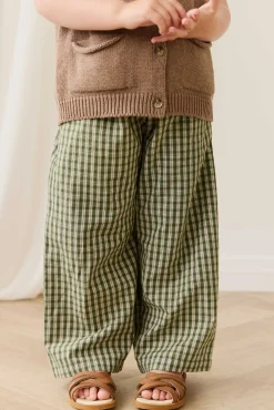 Organic Cotton Kenji Pant - Ravine Check