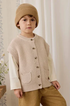Organic Cotton Kenji Pant - Windowpane Check Buckwheat