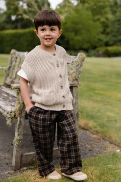 Organic Cotton Kenji Pant-Woodland Check