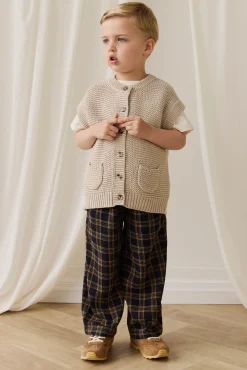 Organic Cotton Kenji Pant-Woodland Check