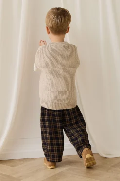 Organic Cotton Kenji Pant-Woodland Check