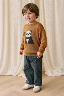 Organic Cotton Kingston Pant - Forest Grid