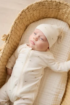 Organic Cotton Knot Beanie - Bumblebees