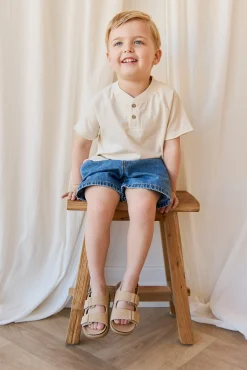 Organic Cotton Lewis Tee - Parchment