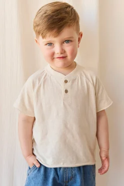 Organic Cotton Lewis Tee - Parchment