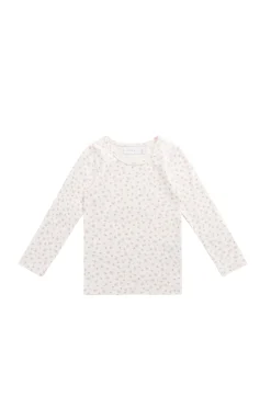 Organic Cotton Long Sleeve Top - Victoria Blush