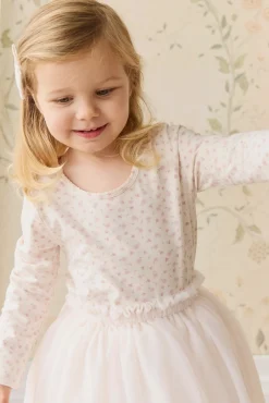 Organic Cotton Long Sleeve Top - Victoria Blush